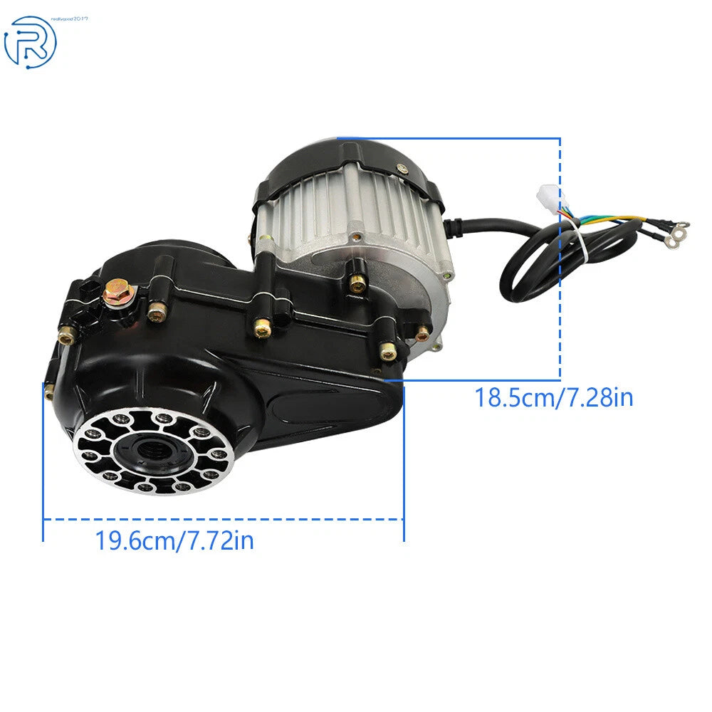 Brushless Differential Motor for ATV Trike Go Kart Lawn Mower (48V 500W)