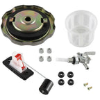 Fuel Gas Tank Petcock Filter Gauge Cap for 5 Gallon 7 Gallon Engines