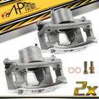 2X Front Brake Calipers with Bracket for Jeep Liberty (2002–2007)