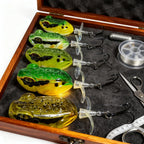 8CM Frog Lure 15G for Freshwater Bass Pike Snakehead