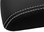 Leather Console Lid Armrest Cover for Nissan Maxima (1997–1999) White Stitch