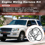 Engine Wire Harness for Ford Explorer, Mercury Mountaineer (2002–2005) 6L2Z-9D930-BA