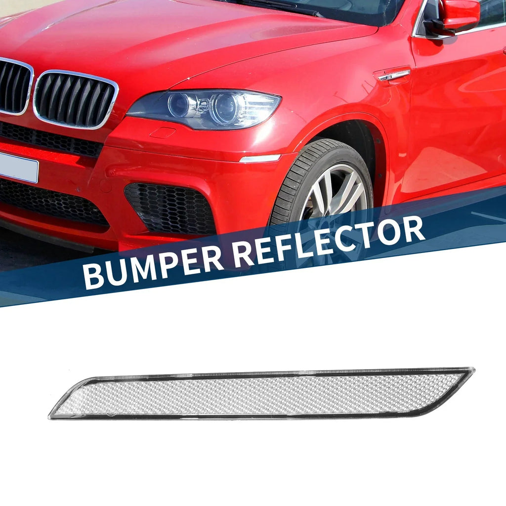Front Left Bumper Reflector for BMW X6 (2008-2014) White