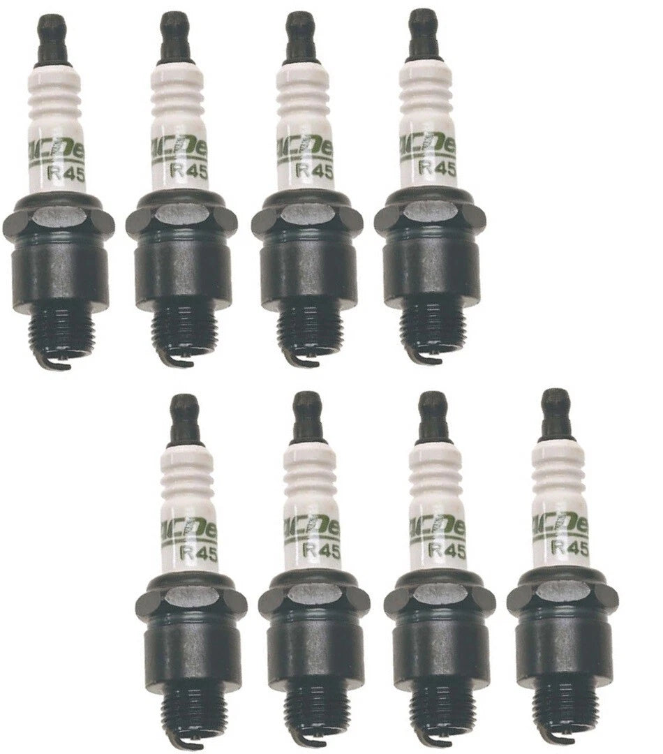 Set of 8 Spark Plugs Pre-Gapped .040 for GMC Transmode, Oldsmobile 98 V8