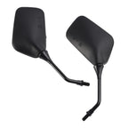 Pair Black Rearview Mirrors for Kawasaki KLR250 KLR600 KLR650 (1987–2007)
