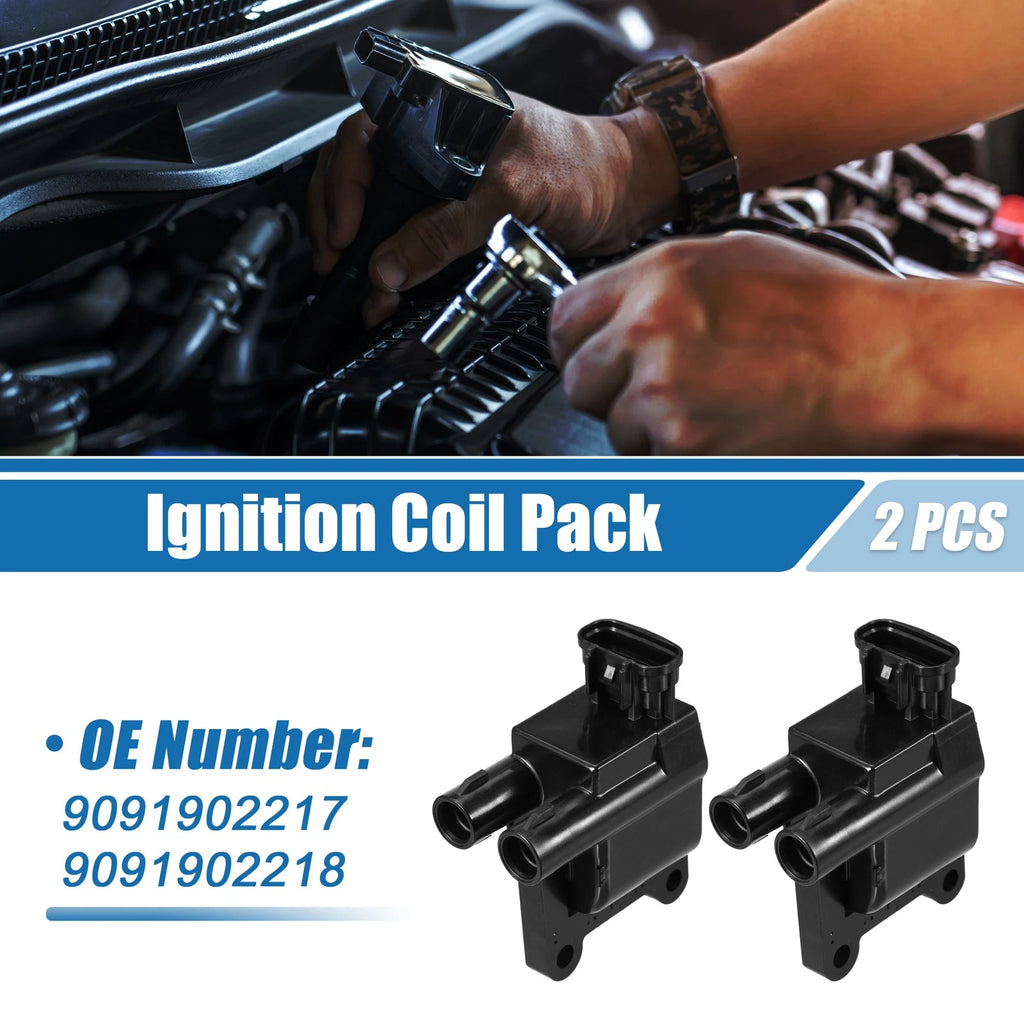 2X Ignition Coil Pack No. 9091902217 for Toyota Camry (1997–2001)