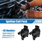 2X Ignition Coil Pack No. 9091902217 for Toyota Camry (1997–2001)