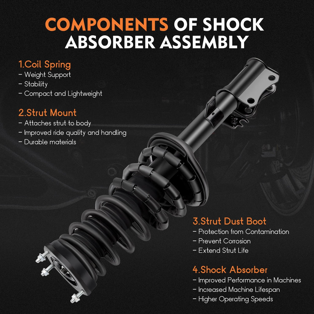 Set of 2 Complete Struts for Toyota Avalon Camry (1997–2001)