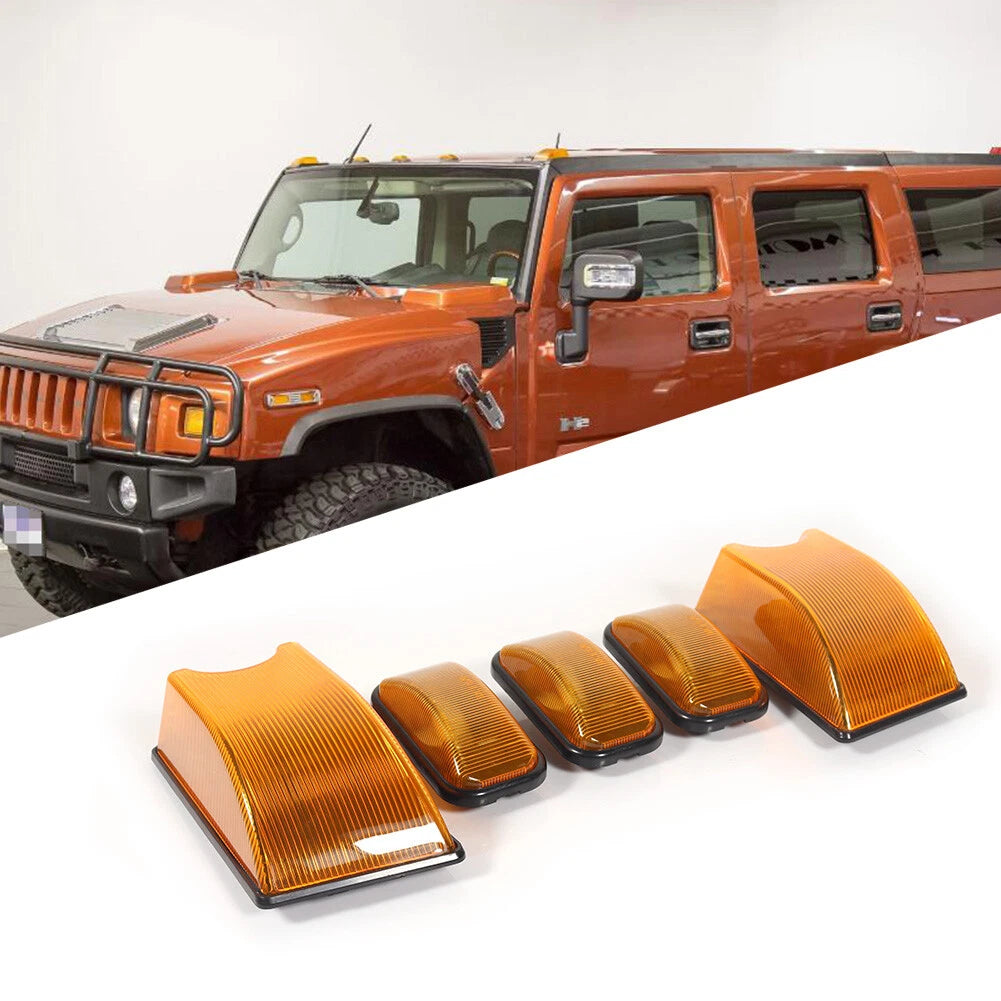 Amber Parking Lamp Lens with Anti-Leak Seal for Hummer H2 SUT