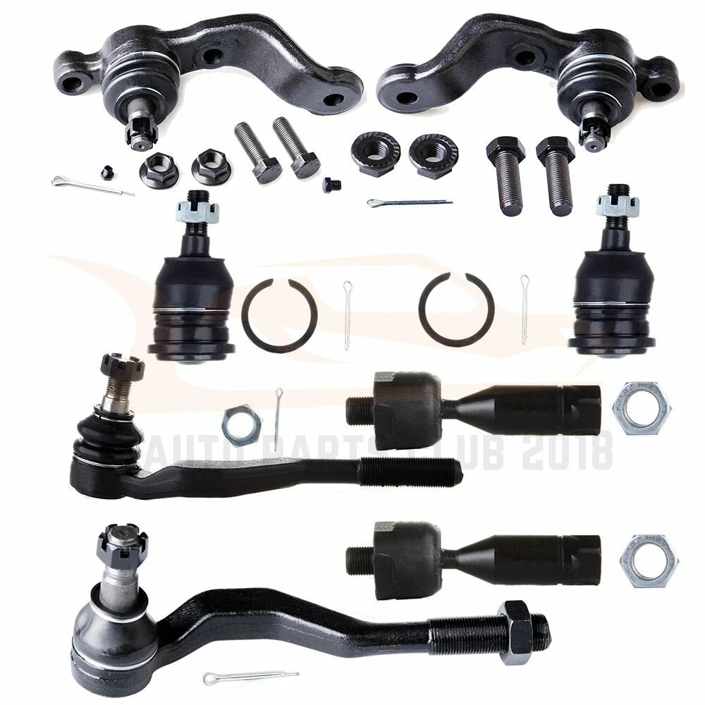 Set of 8 Front Ball Joints Tie Rods Suspension Kit for Toyota Tacoma (1995–2004)