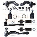 Set of 8 Front Ball Joints Tie Rods Suspension Kit for Toyota Tacoma (1995–2004)