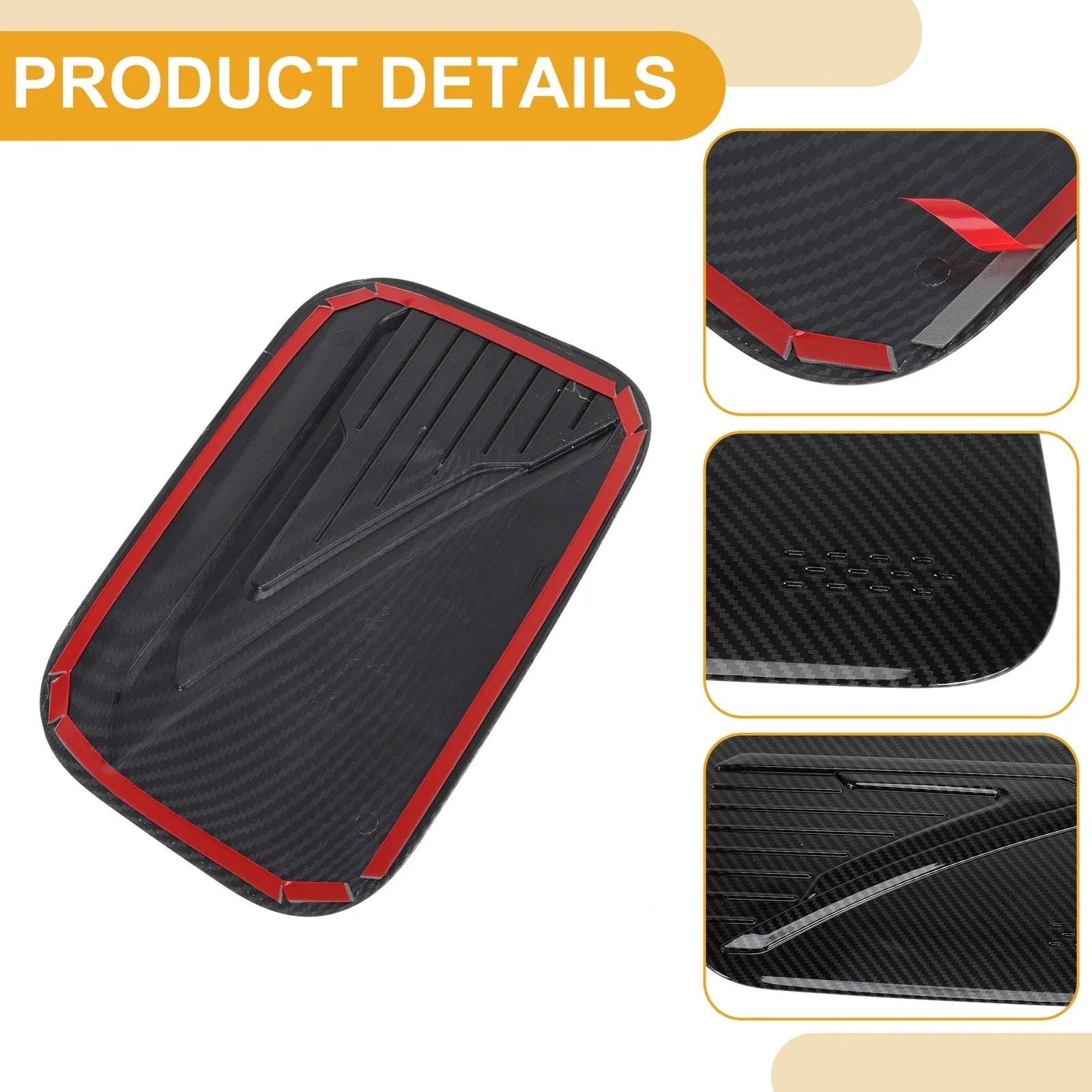 Fuel Tank Door Cap Carbon Fiber Black for BMW X1 (2023-2025)