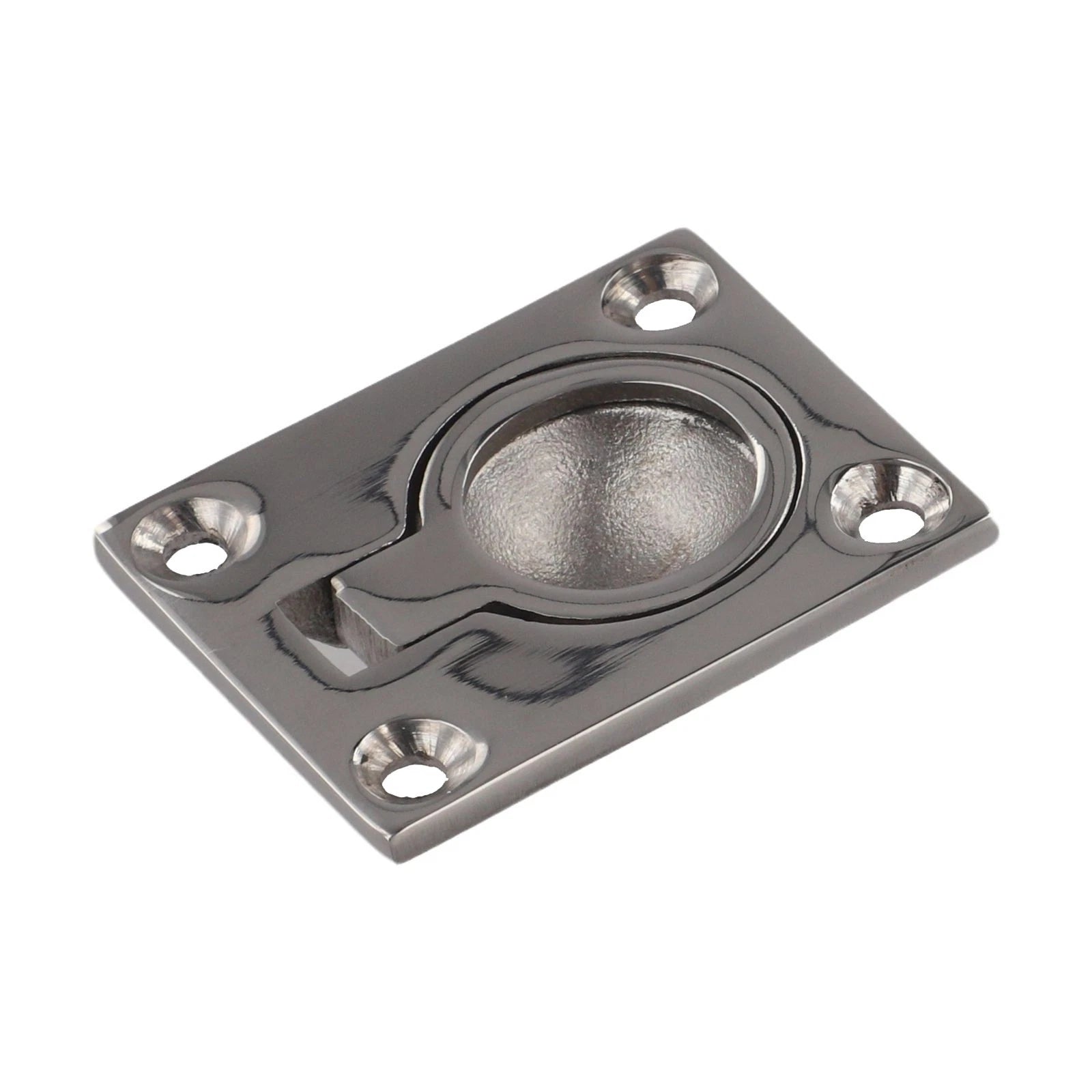 Stainless Steel Boat Hatch Latch with Flush Mount Design