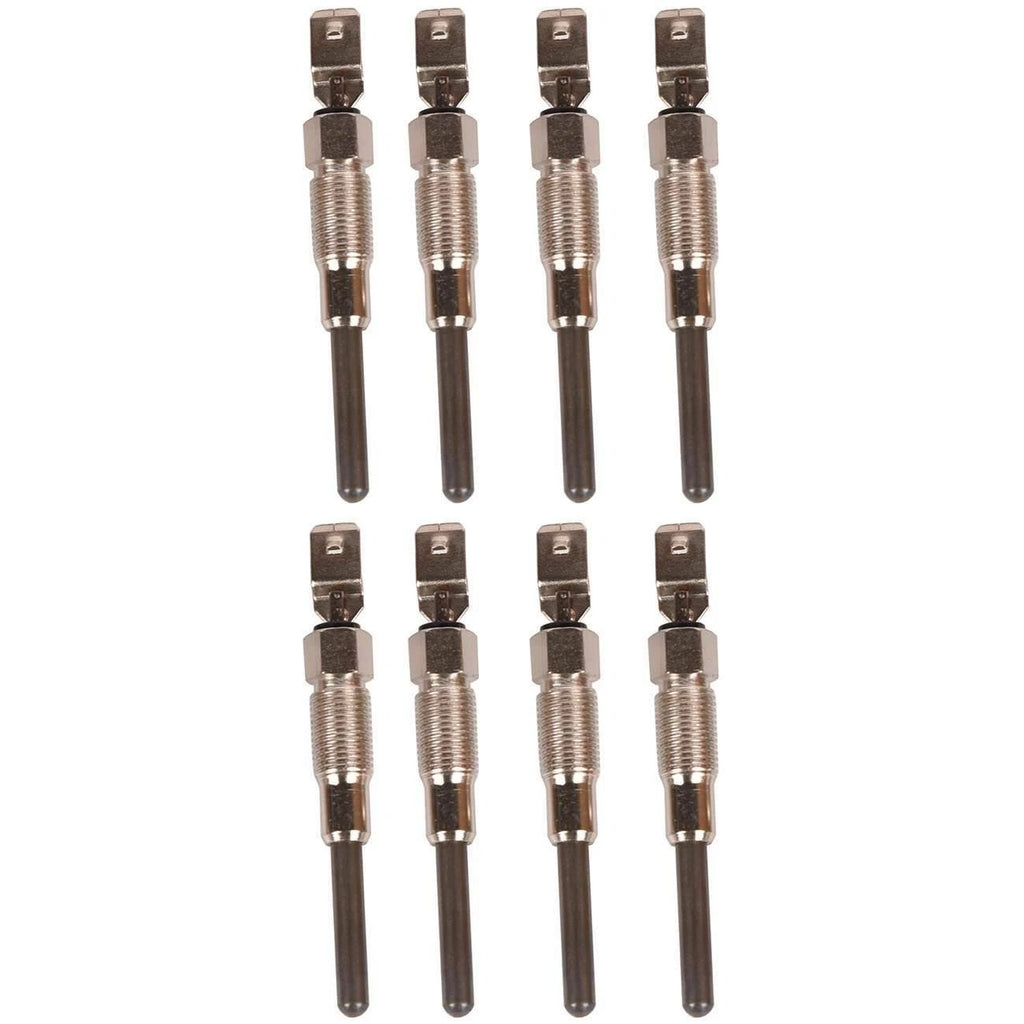 Set of 8 Glow Plugs for Ford F-250 F-350 6.9L Diesel (1983–1987)