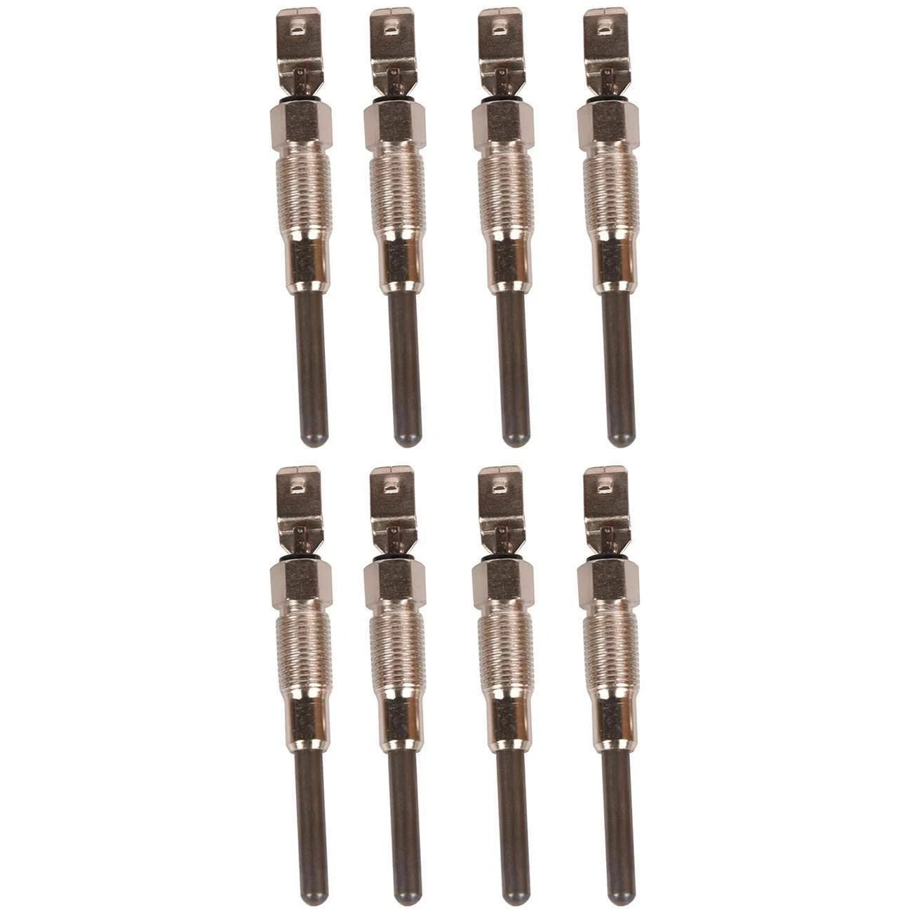 Set of 8 Glow Plugs for Ford F-250 F-350 6.9L Diesel (1983–1987)