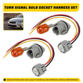 Set of 2 Front Turn Signal Light Bulb Socket Harness for Nissan Frontier (2009–2021)