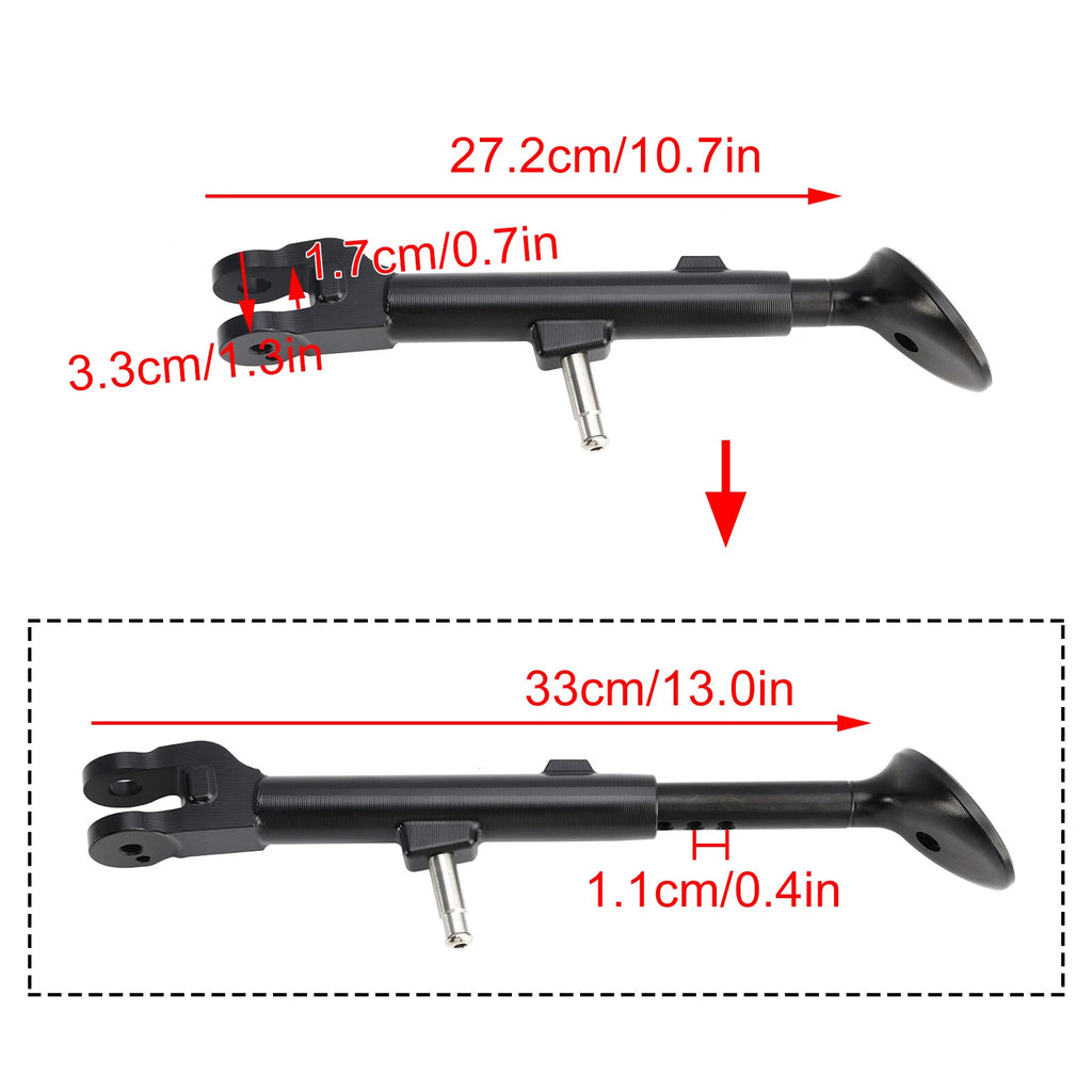 Adjustable Foot Side Stand Kickstand for Aprilia RSV4 (2021–2024) T9