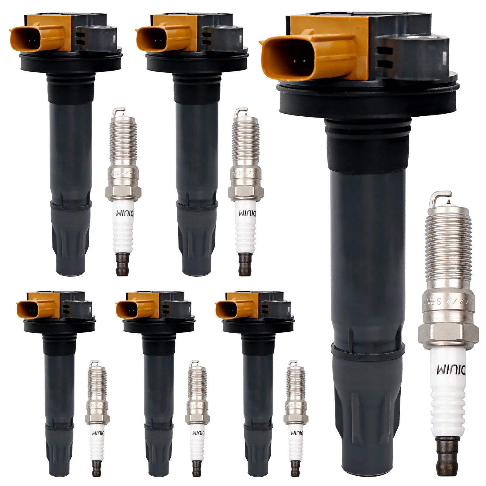 6X Ignition Coil & Spark Plugs for Ford F-150, Explorer (2015–2023)