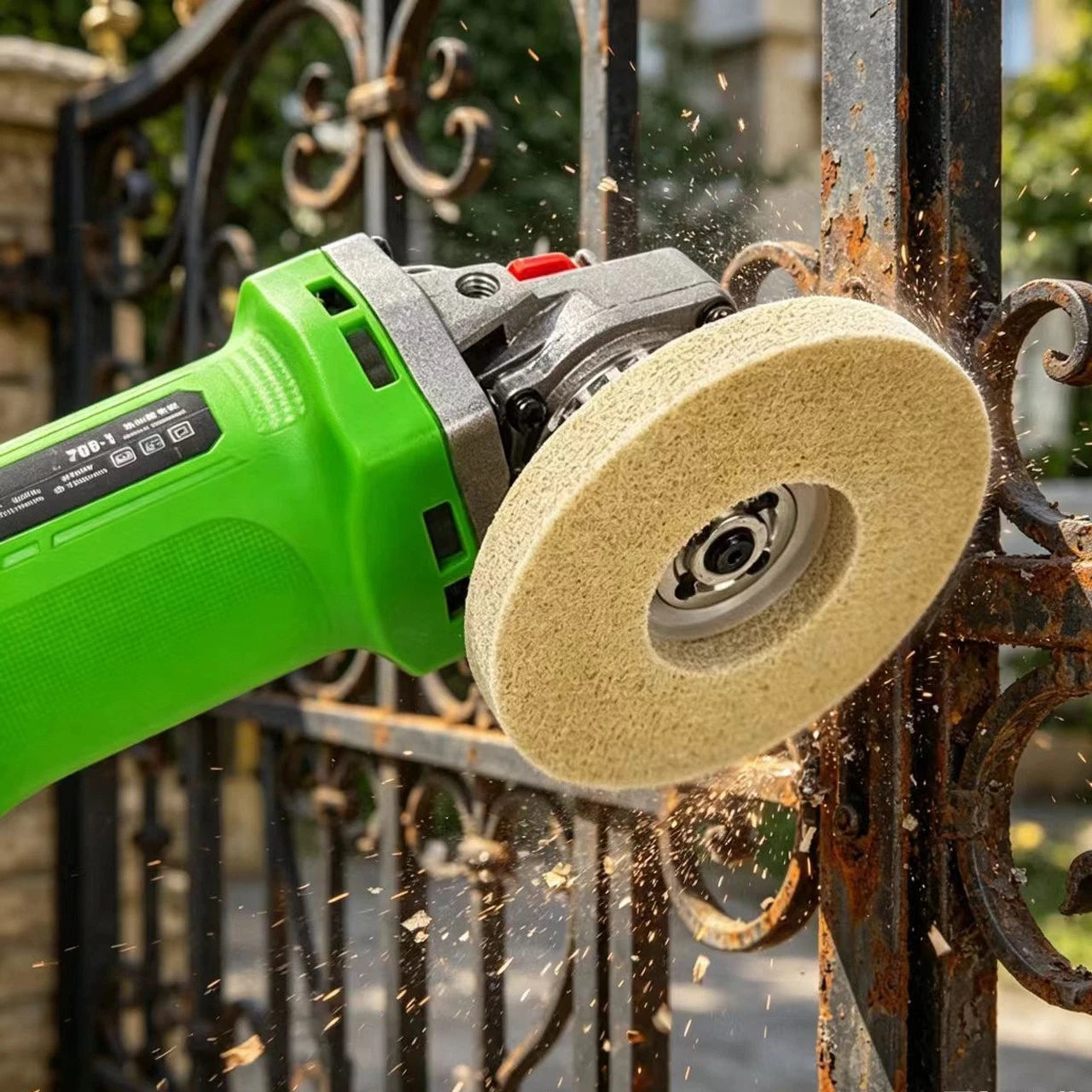 10cm Stone Polishing Pad for Angle Grinder (100mm, 16mm Center Hole)
