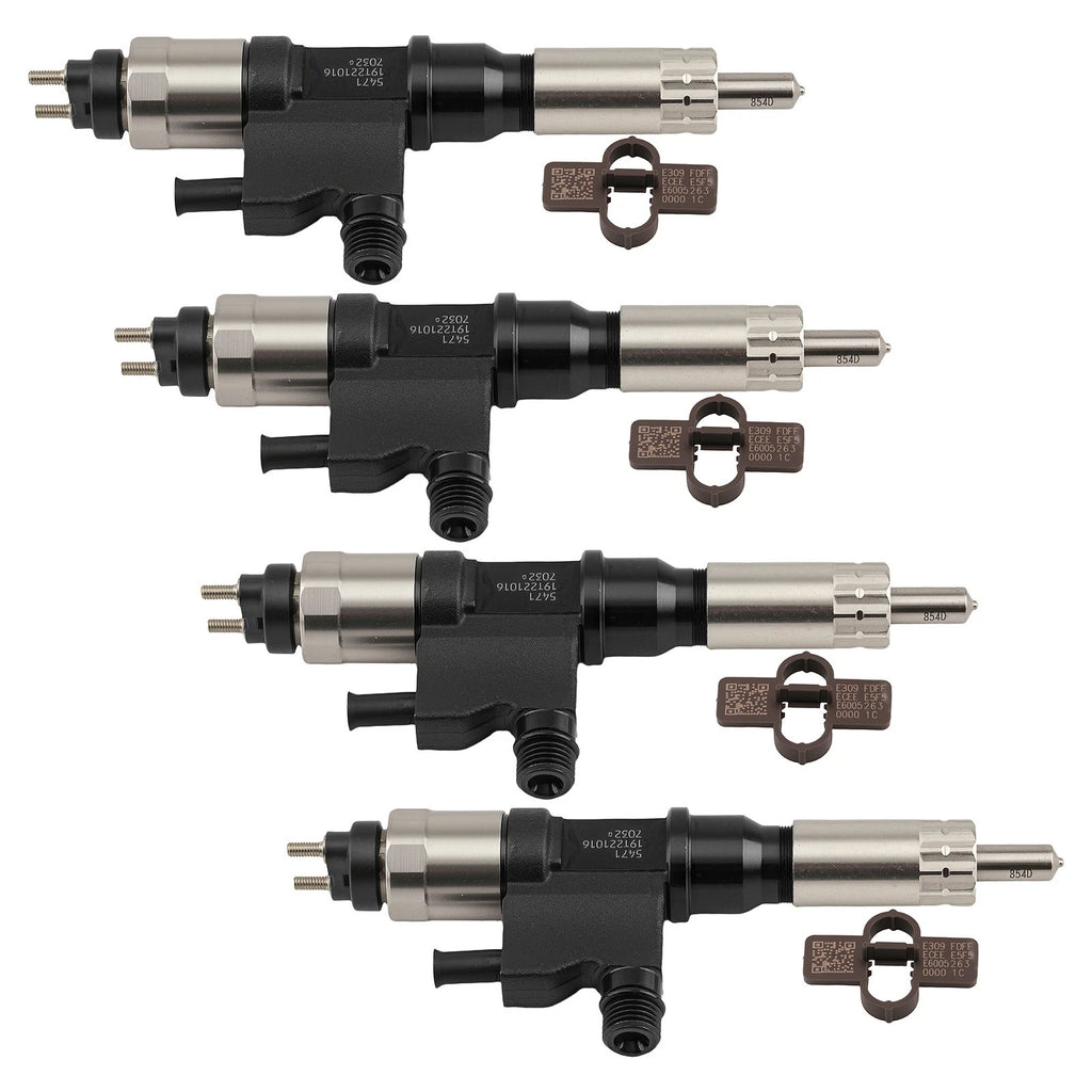 Set of 4 Diesel Fuel Injectors for Isuzu NPR NPR-HD 5.2L (2001–2007)