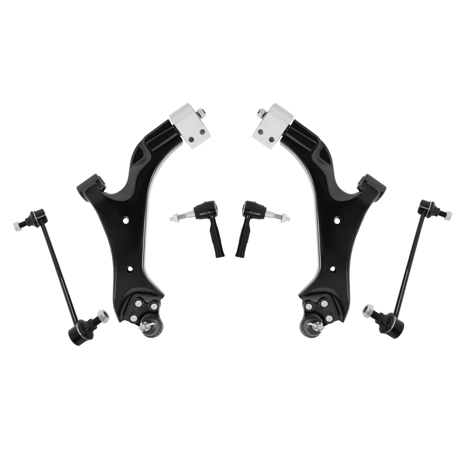 6pc Front Lower Control Arm w/Ball Joint Sway Bar for Equinox Terrain (2010–2017)