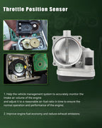 Throttle Body for BMW 545i 645Ci 745Li 745i X5 4.4L (2004–2006)