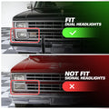 2X Clear LED Corner Marker Signal Blinker Lights for Chevy GMC C/K (1973–1998)