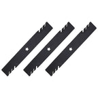 3X Toothed Mower Blades for AYP (Replaces 127843)