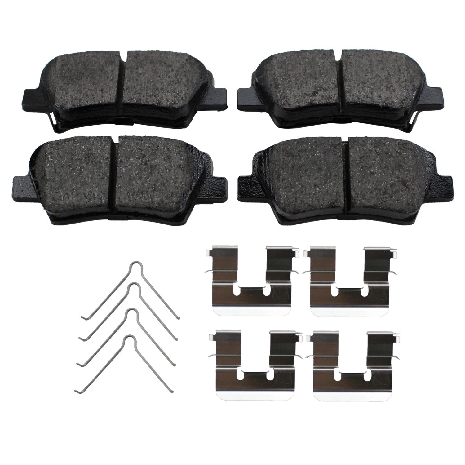 Akebono ProACT Rear Disc Brake Pads for Elantra GT Sonata Veloster Optima Rondo (2013–2019)