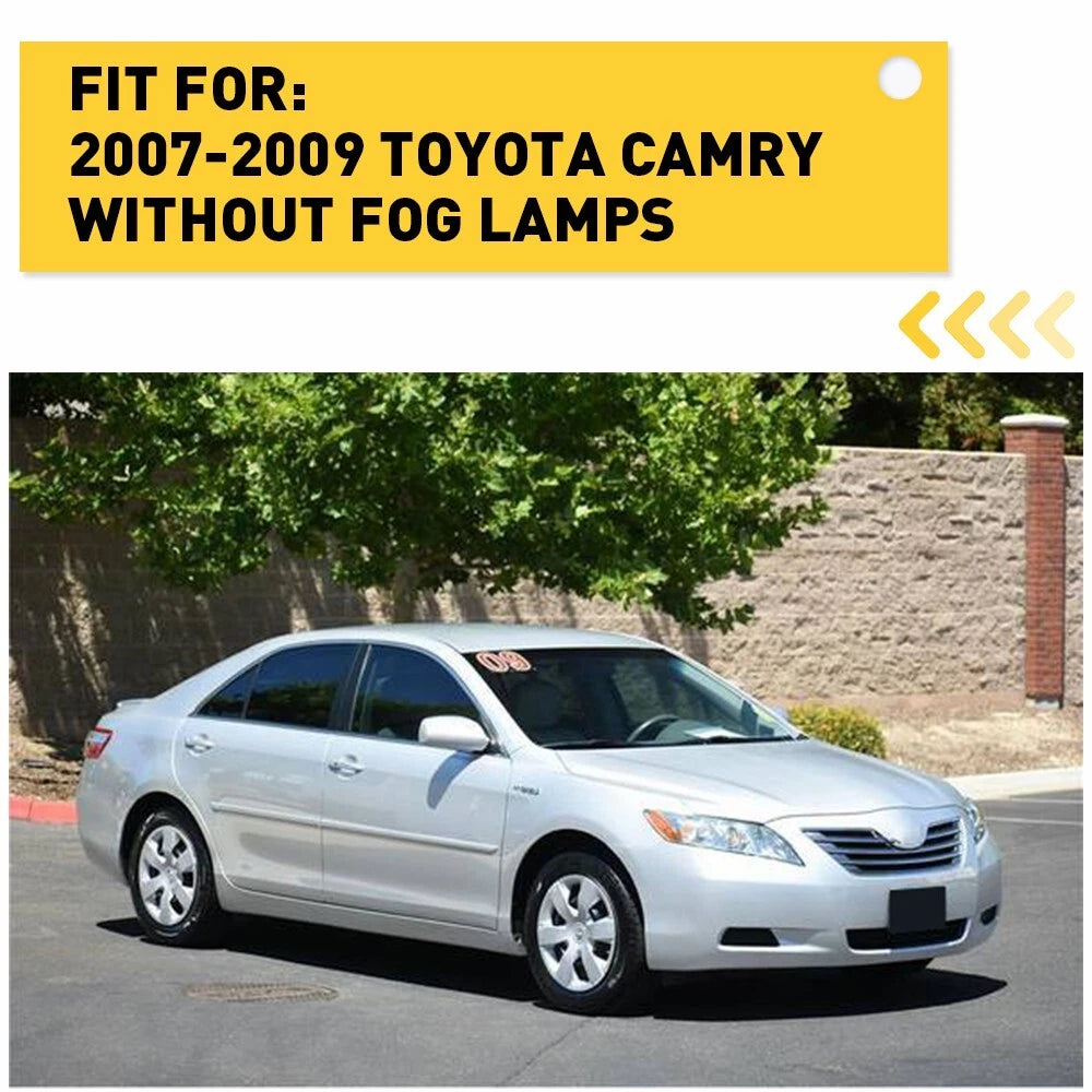 Bumper Fog Light Cover Insert for Toyota Camry (2007â2009)
