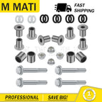 Front A-Arm Bushing Bearing Seal Kit w/ Bolt Nut for Kawasaki KFX400 (2003–2006)