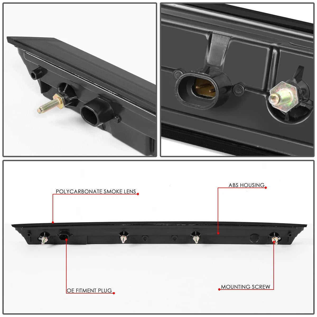 3D LED Bar Third Tail Brake Light for Chevy Suburban Tahoe (2015–2020)