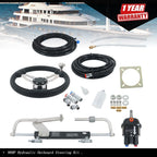 Hydraulic Outboard Steering Kit for 90HP Motors (20ft Hose)