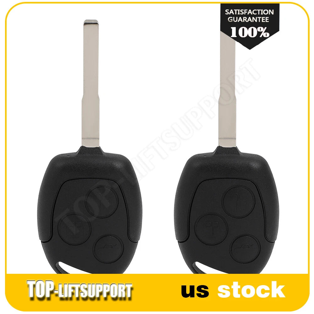 2 Smart Remote Car Key Fobs for Ford Fiesta (2011–2017)