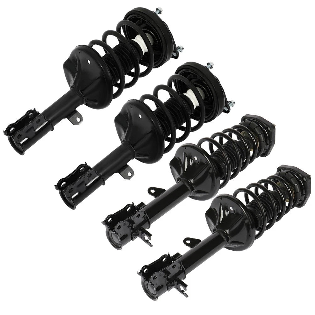 Set of 4 Complete Struts with Coil Springs for Hyundai Tiburon (2003–2008)