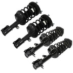 Set of 4 Complete Struts with Coil Springs for Hyundai Tiburon (2003–2008)