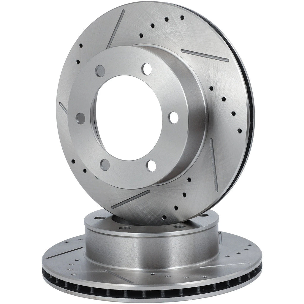 Front Drilled Slotted Brake Rotors for Toyota 4Runner (1996–2002)