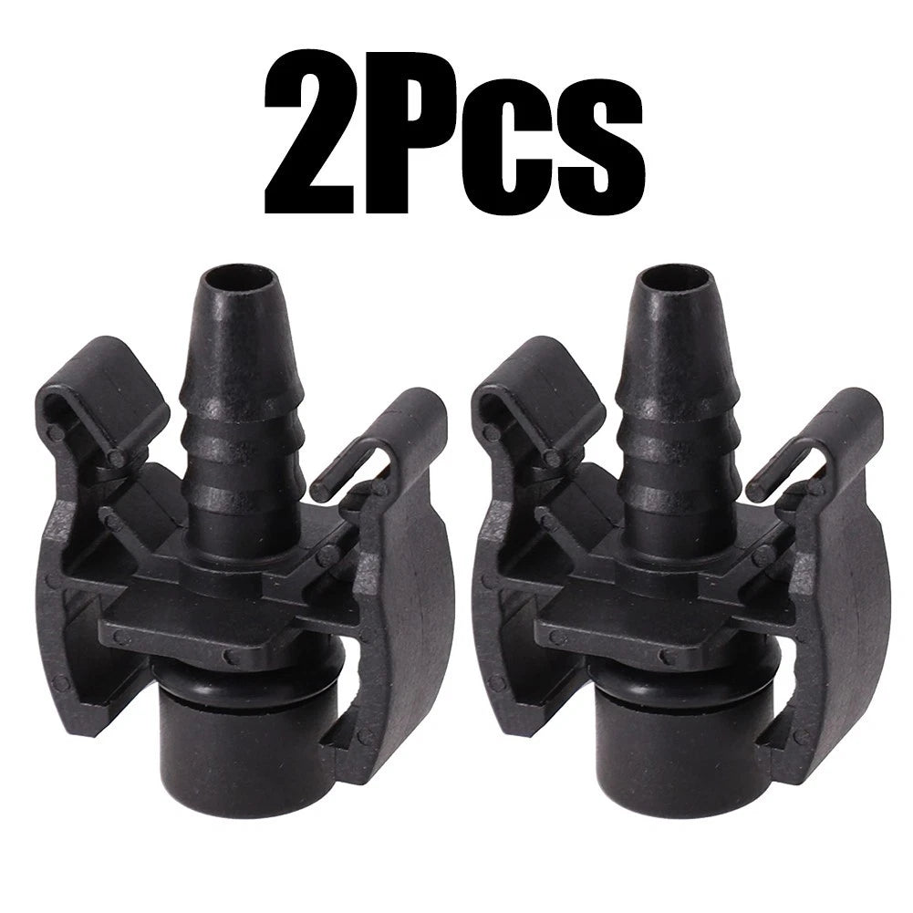 2X Black Water Hose Connector for Car (2010–2023)