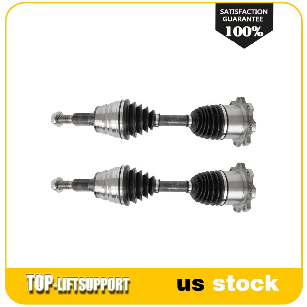 2X Front CV Axles for Chevrolet Silverado Sierra 2500HD 3500HD