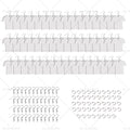48PCS Blank MDF Football Shirt Earring Wood Double-Sided DIY