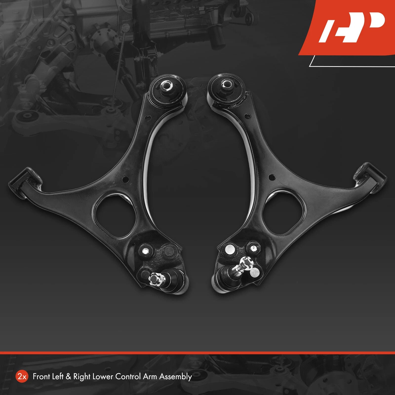 2X Front Lower Control Arm with Ball Joint for Honda Civic (2006-2011)