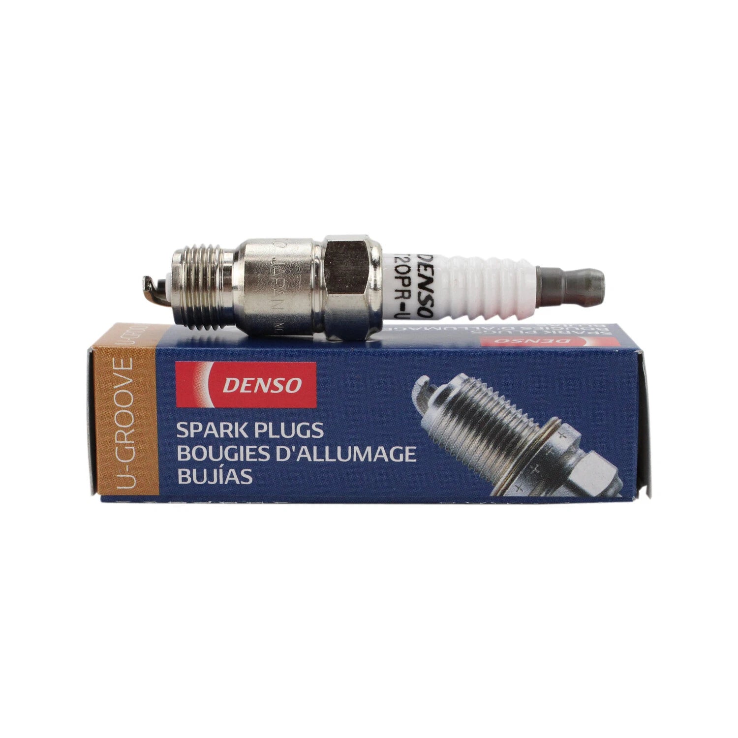 Denso 5035 U-Groove Spark Plug (Gap 0.035) for Cadillac Chevy Ford GMC Pontiac