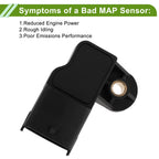 MAP Sensor No.BV619F479AA for Ford Focus 2.3L (2000–2007)