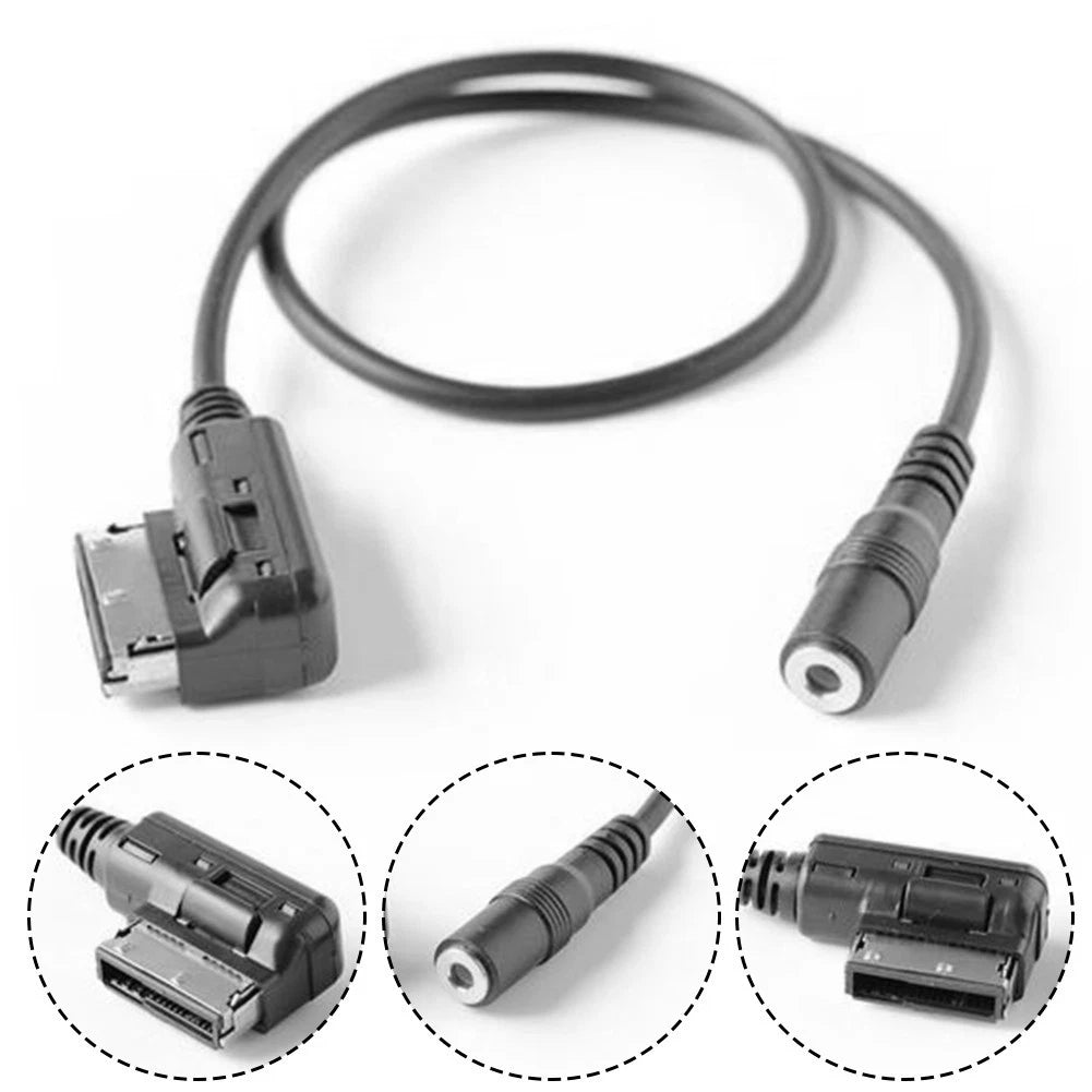 AMI to 3.5mm Female Socket Aux Audio Cable for Audi (2009–2021)