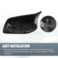 Gloss Black Rearview Mirror Cover Cap for BMW E60 E61 525i 530i 545i 550i 650i