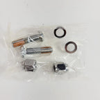Chrome Bullet Tip Footpeg Bolt Kit for Harley-Davidson (Universal) 94133-01