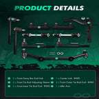 10pc Front Suspension Kit for Chevy GMC Blazer S10 Jimmy (2WD)