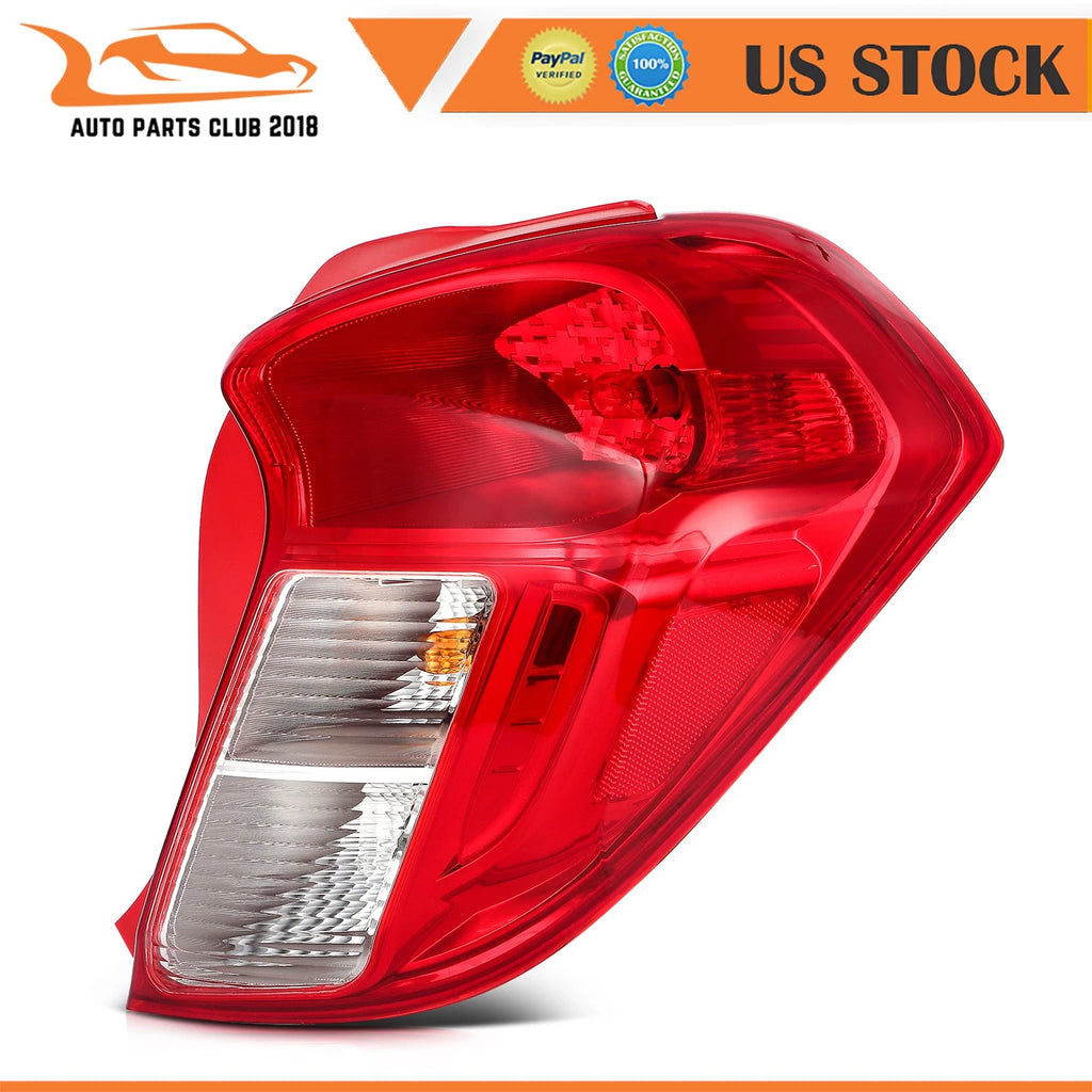 Set of 2 Red Housing Brake Turn Lamps for Chevy Spark (2016–2022)