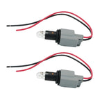 2X Front Flasher Marker Lamp Socket Bulb Plug for Ford Maverick (2022–2023)