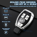 Remote Fob Key Cover Shell for Mercedes A B C E G (2014-2024)